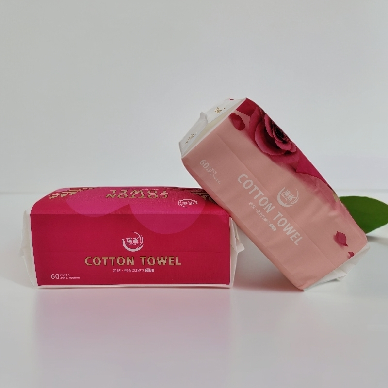 OEM Disposable Eco-Friendly Face Towel Facial Clean Tissue Luxury Cotton Soft Face Towel