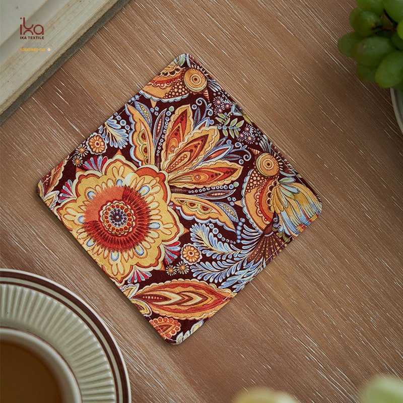 Natural Party Decorative Wholesale Table Personalized Color Embroidery Printed Custom Cotton Cocktail Napkin with Logo