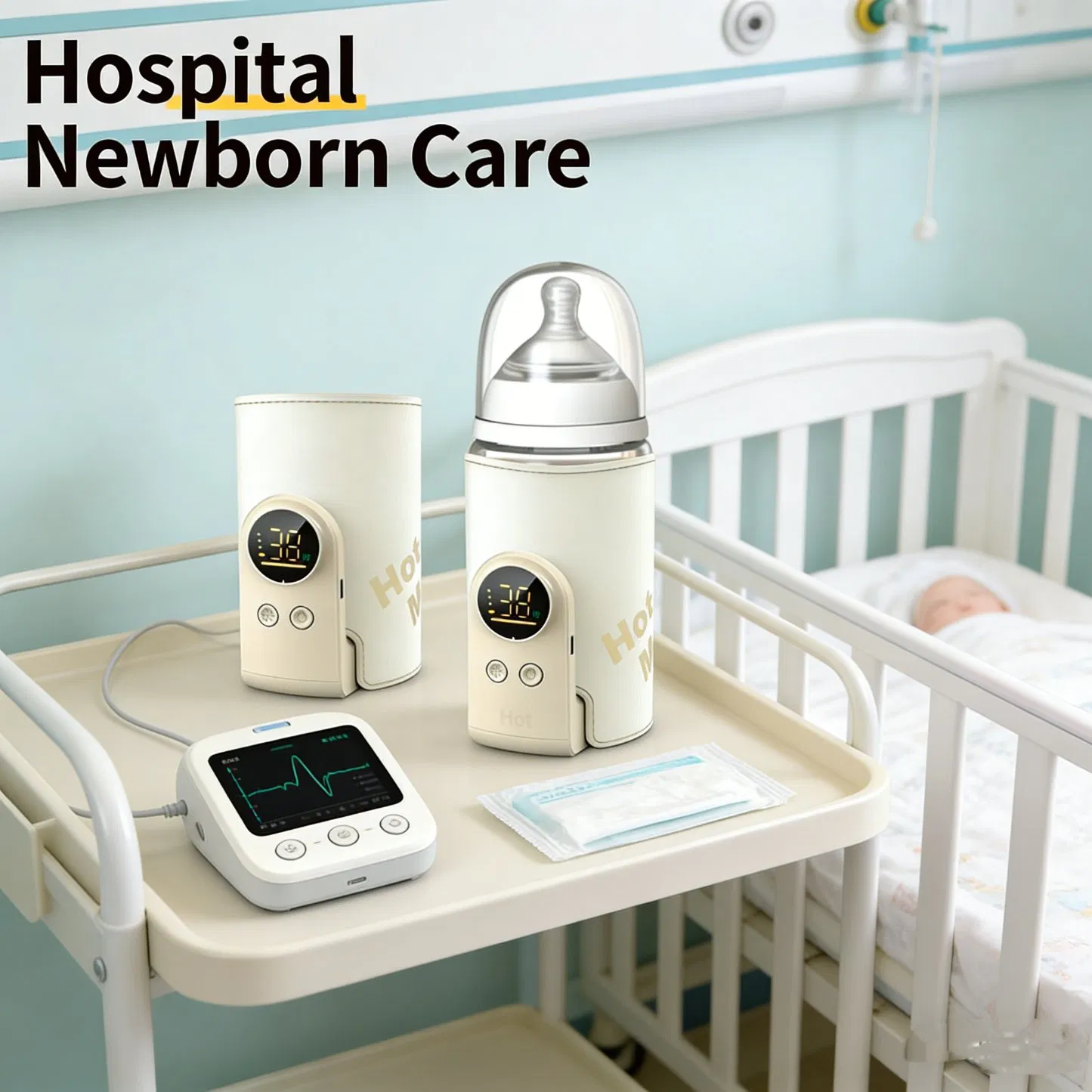 Rapid Travel Milk Bottle Warmer and Sterilizer Combo for Parents and Babies