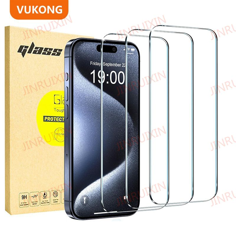 Suitable for iPhone Xr 12 13 15 Mobile Phone Film Set Apple 15 13 PRO HD Tempered Film