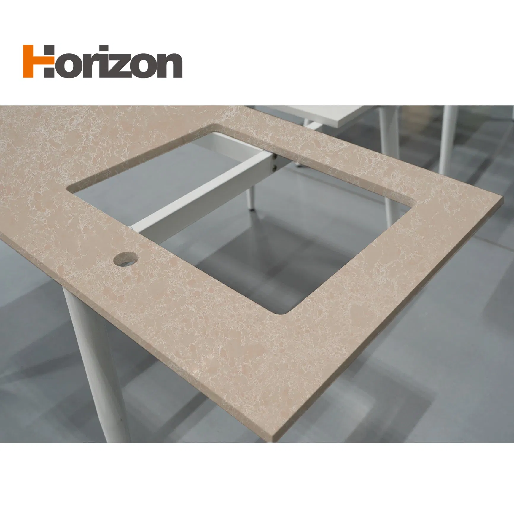 Horizon Stone Honed Surface Carrara Quartz Slabs for Countertops