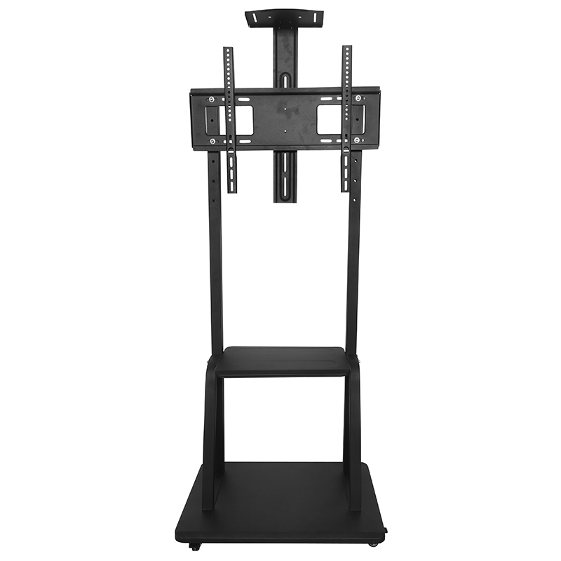Uking Star Easy to Installation 40"~75" Full Motion TV Trolley Swivel Mobile TV Cart