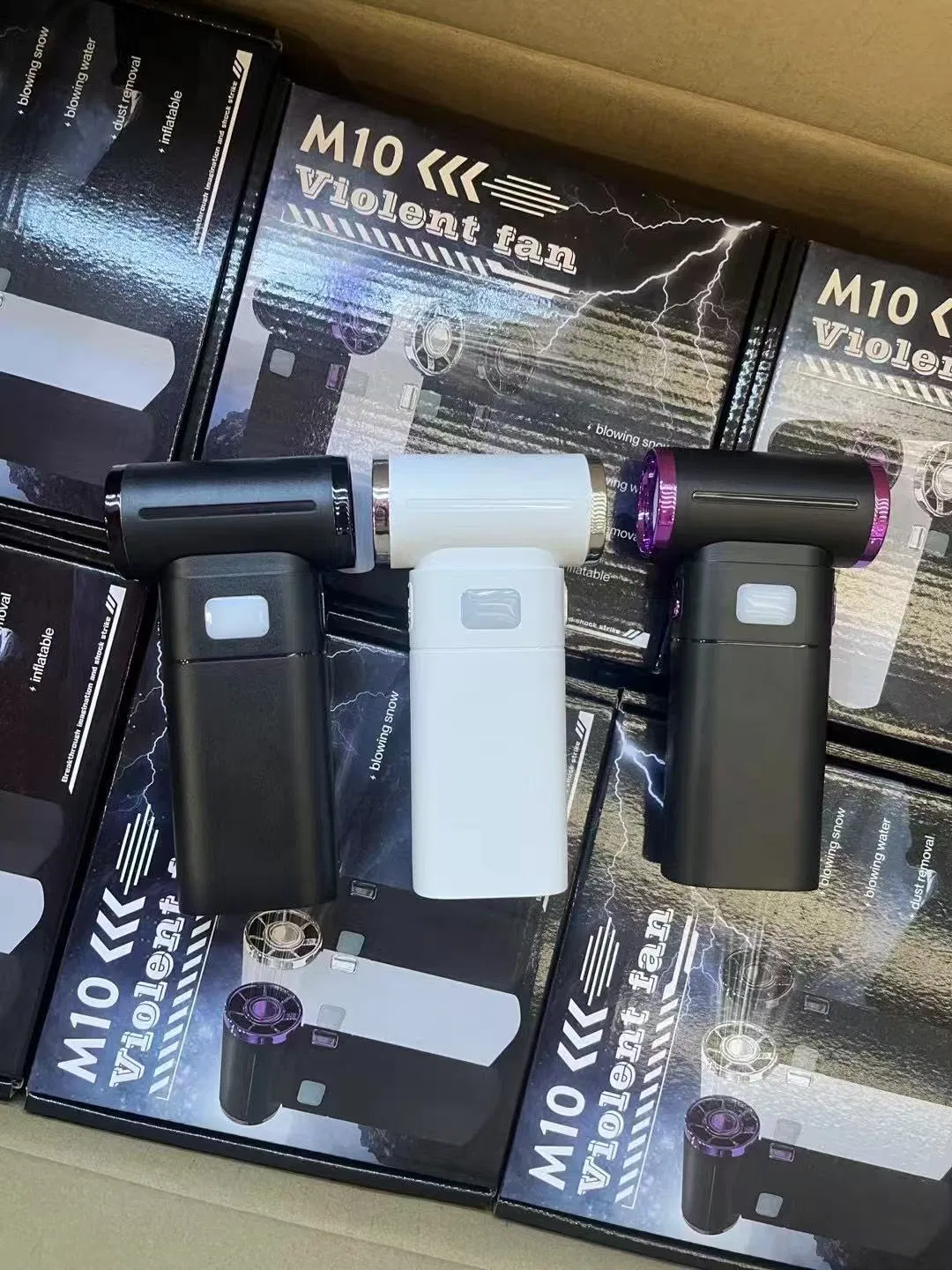 M10 Turbo Jet Fan Handheld Turbo Violent Fan 100, 000 Rpm Brushless Motor Powerful Air Blower High Speed Duct Fan