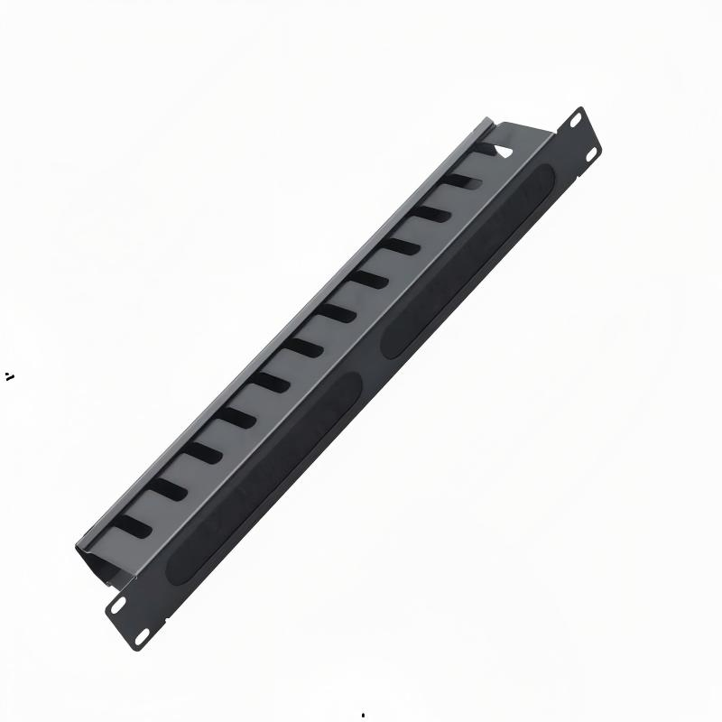 19-Inch Metal Cable Management Holder Rush Type with Ring