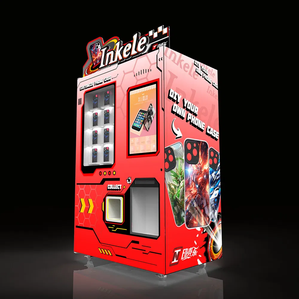 OEM DIY Customized 3D UV Printer Commercial Full Automatic Print Cell Phone Case Slef Printing Vending Machine