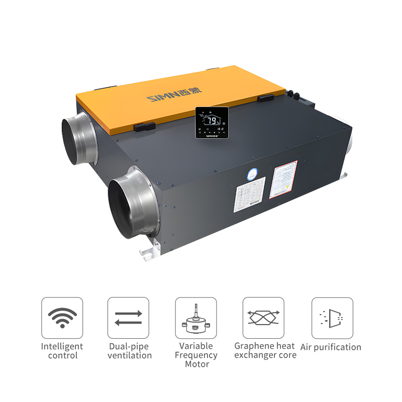High Heat Exchange Efficiency Fresh Air Purifier Ventilation Unit