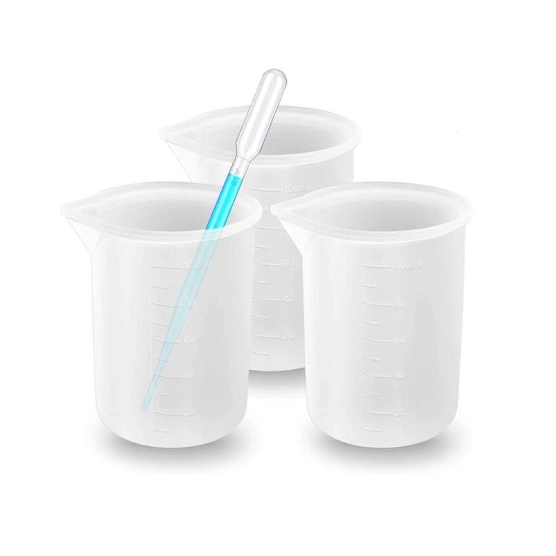 Силиконовая мерная чашка для пищевых продуктов