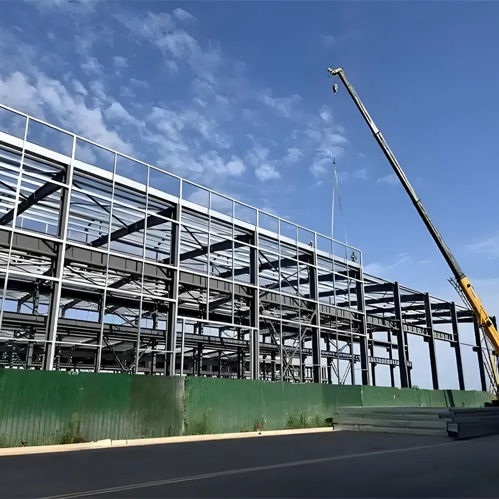 Double-Layer Xgz by Sea as Customer Request. Steel Structure Workshop Warehouse