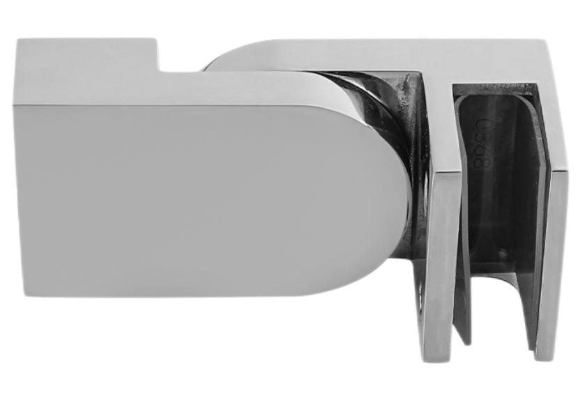Shower-Enclosure Bathroom Header-Pipe-Connector Mirror Finish Stainless-Steel-Finish Swivel Support-Bar Bracket