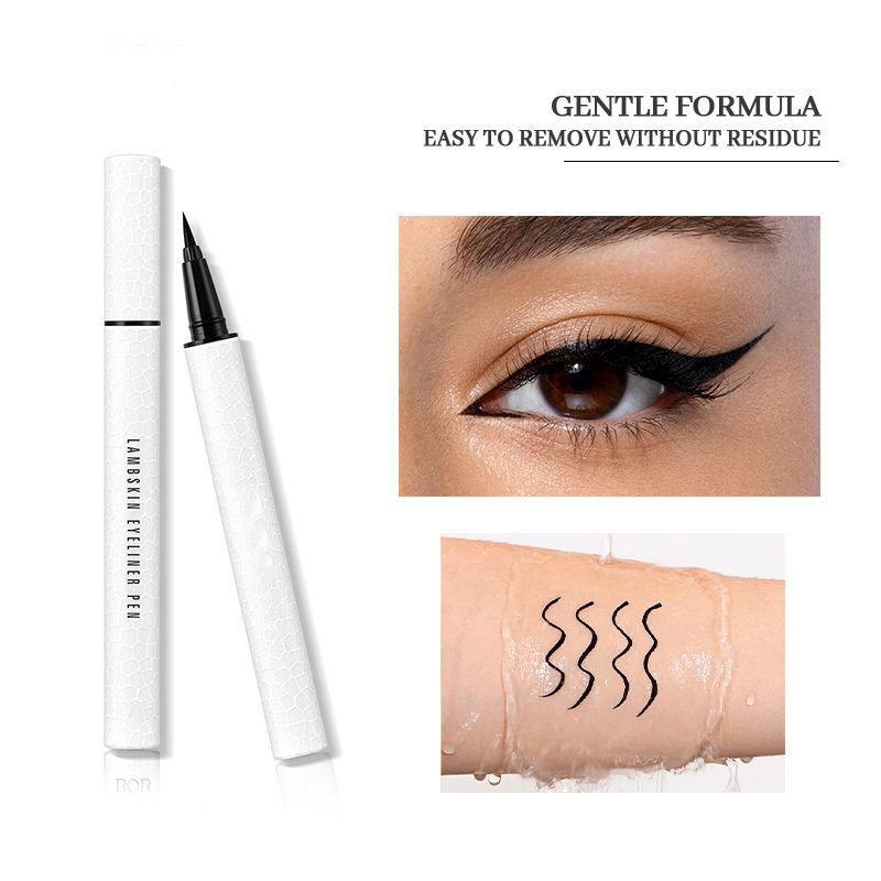 Lambskin-Smooth Eyeliner, Waterproof, Smudge-Proof, Long-Lasting, Ultra-Fine, Quick-Drying Liquid Eyeliner