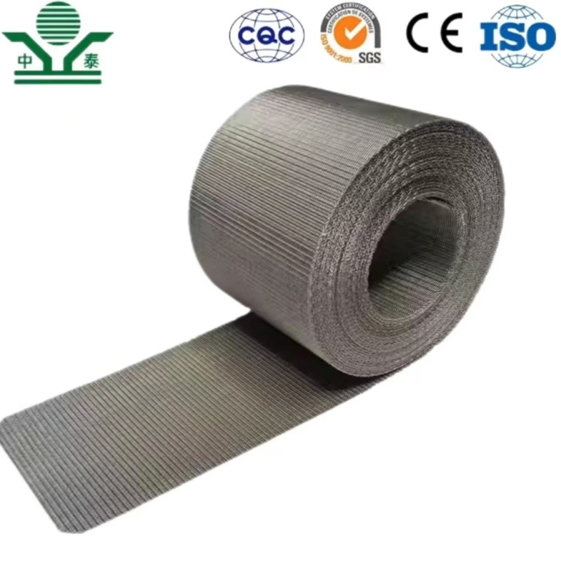 Zhongtai Reverse Dutch Weaving Type Stainless Steel Woven Wire Screen