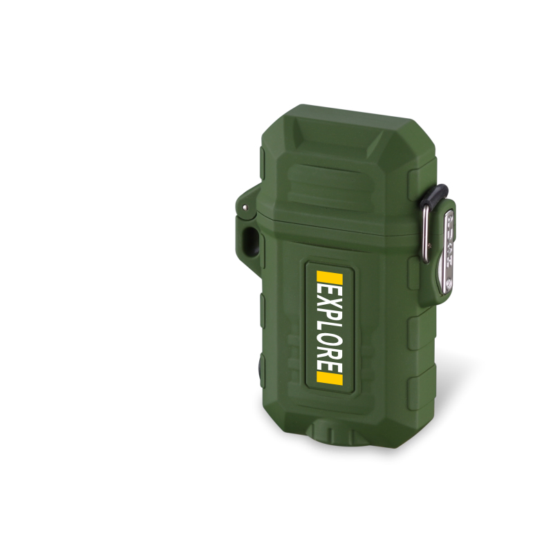 Creative Rechargeable Electric Lighter Dual Arc Plasma Lighter Flameless Safe Waterproof USB Lighter