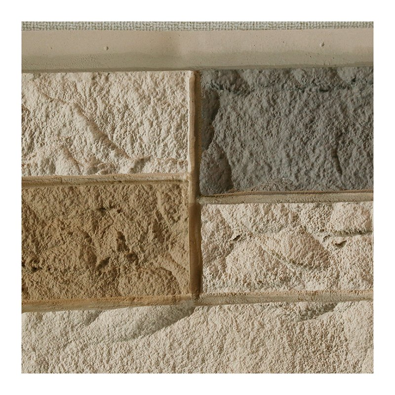 Natural Texture Rock Veneer 3D Polyurethane Stone Wooden Wall Panel