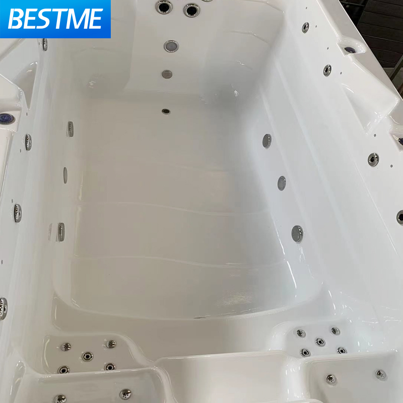 Foshan Acrylic Endless Swim SPA Whirlpool Outdoor Swimming Pool (BT-1823)
