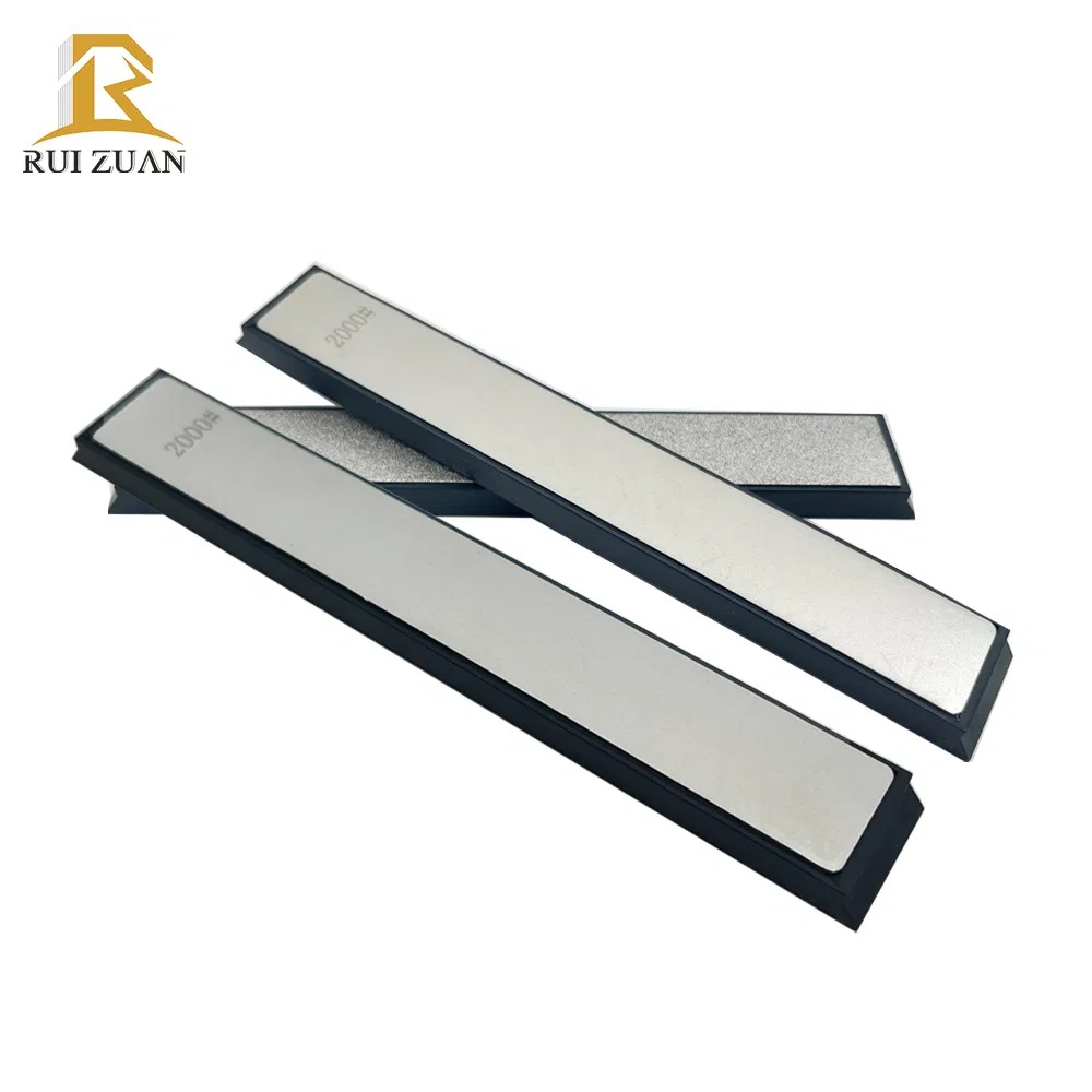 Electroplated Diamond Whetstone with Plastic Base for Fixed-Angle Knife Sharpener Stone Knife Sharpening
