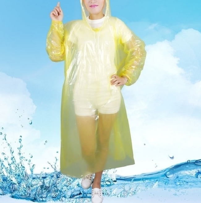 Emergency Waterproof Cloth Raincoat Disposable One Time Use Wbb17221