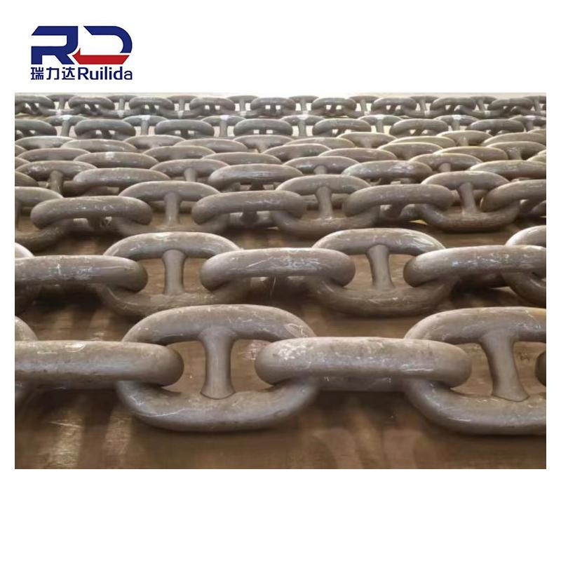14-127mm U1/U2/U3 Marine Welded Stud Link Anchor Chain with CE Certificate