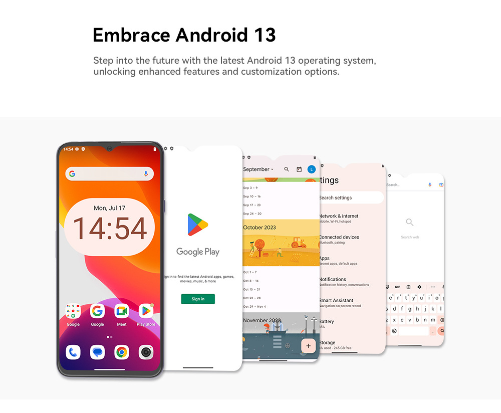 Cubot Note 50 Smartphone 6.56 Inch 8GB+8GB Extended 256GB 50MP Camera NFC