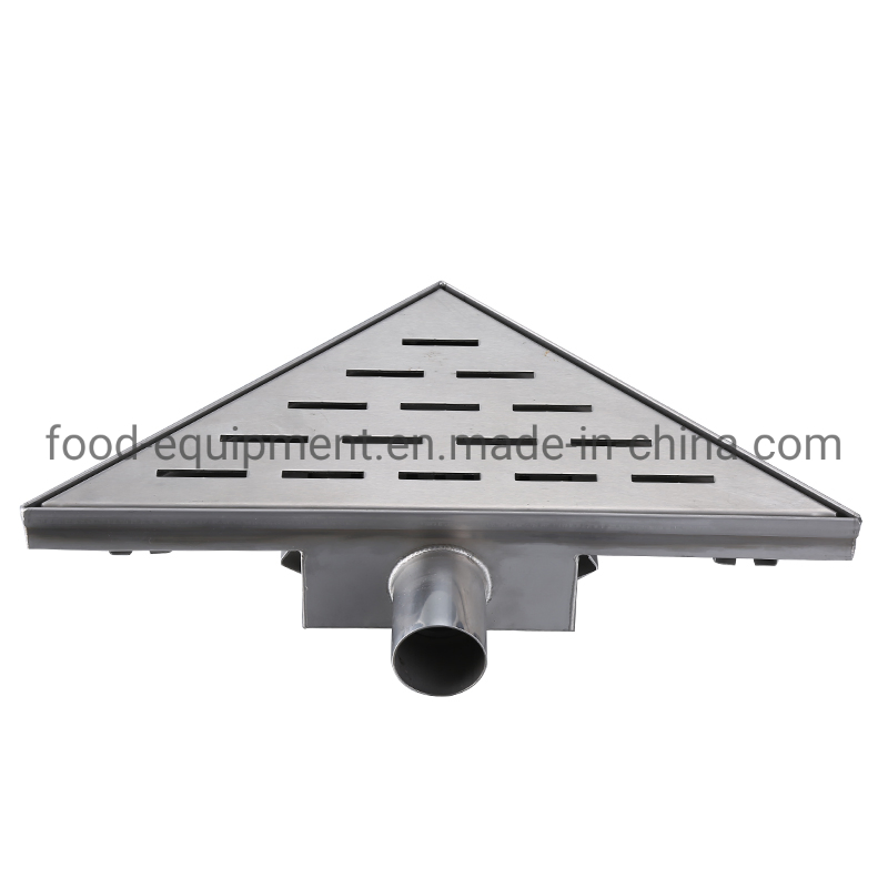 Треугольный душевой трап из нержавеющей стали