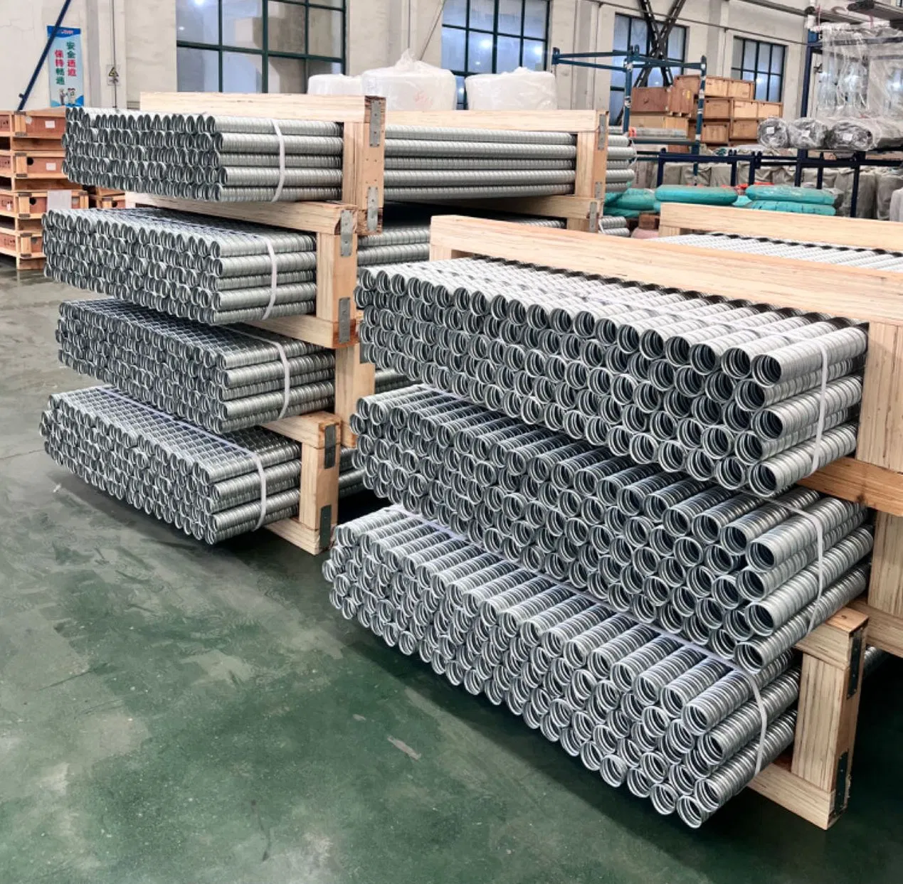 Durable 40mm Galvanized Corrugated Round Pipe for Bridges