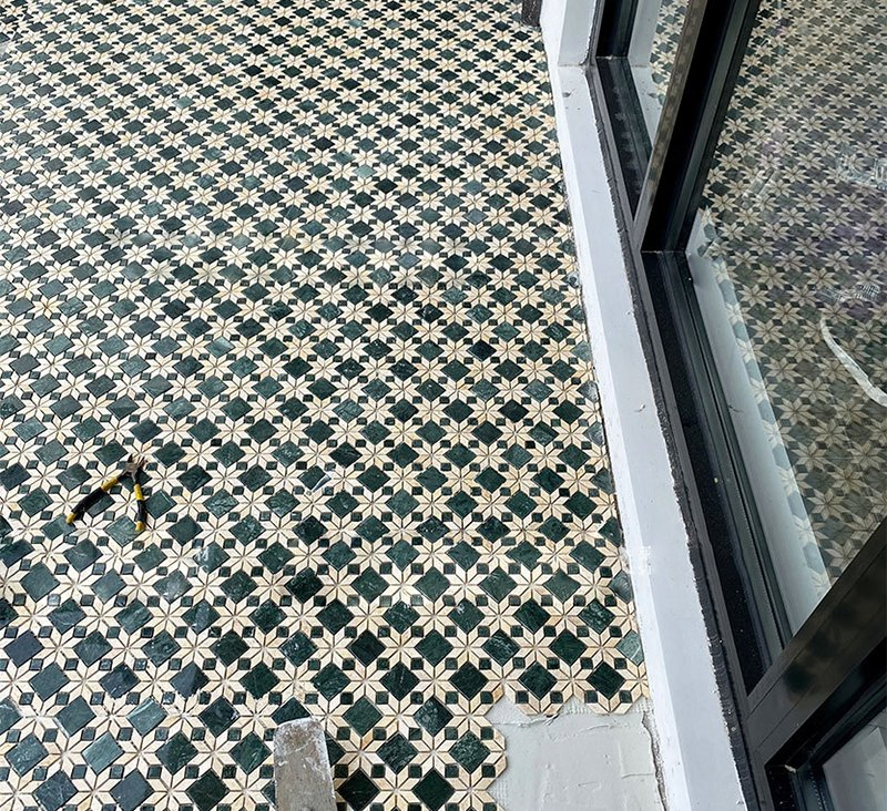 Wallfloor Desiqns Living Room Stone Tile for Home Decoration Marble Mosaic