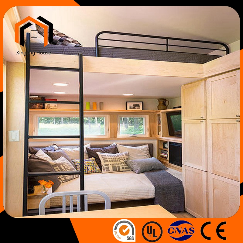 Factory Galvanlized Steel Frame Customized Tiny House Modular Prefabricated Home Trailer Container