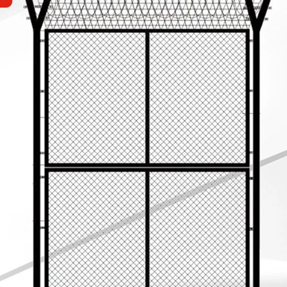 Factory Stock Wholesale Barbed Wire Anti-Climbing Isolation Fence