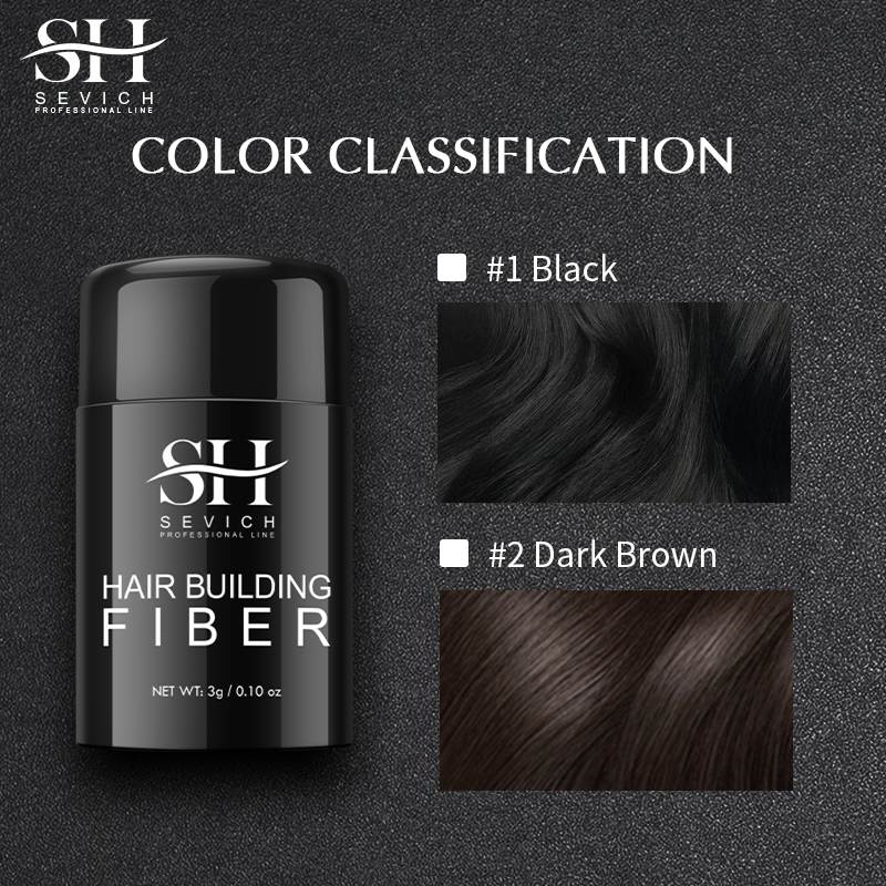 Sevich 3G Hair Building Fibers Keratin Plant Fiber Applicator Anti Loss Thickening Hair Growth Powder