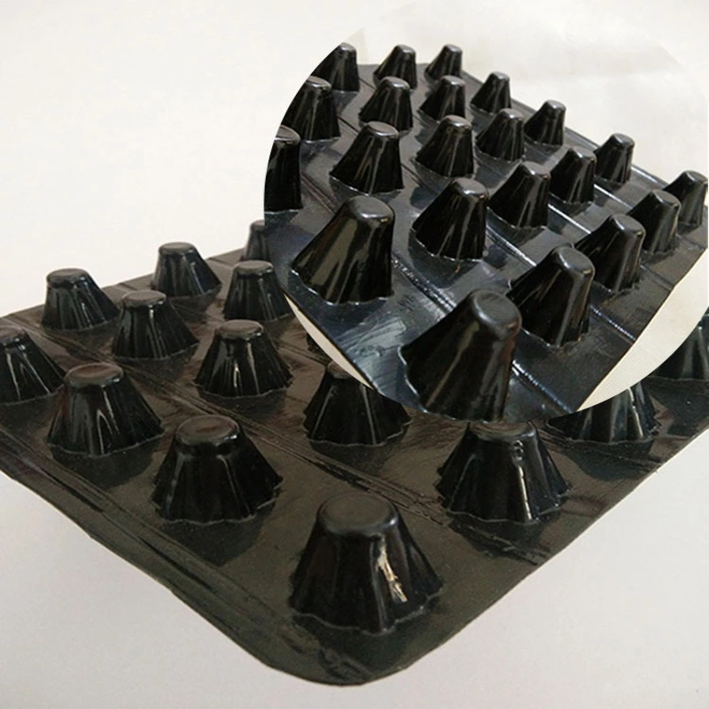 HDPE LDPE Plastic Dimpled Waterproofing Drainage Board for Roof Garden