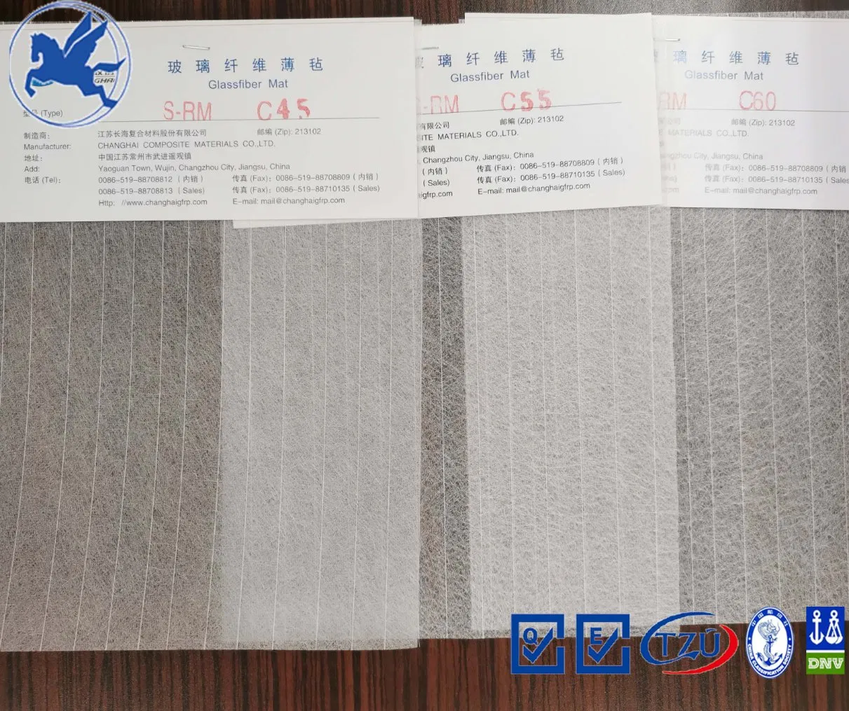 E-Glass Roofing Tissue with Yarn, Housing Heat Insulation Layer, Fiberglass Non Wovens