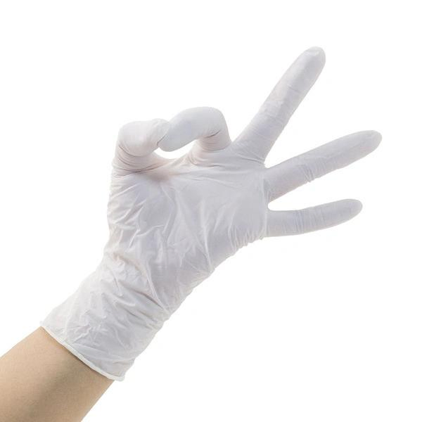 Disposable Medical Latex Gloves Powdered or Powder-Free Examination Gloves High Quality
