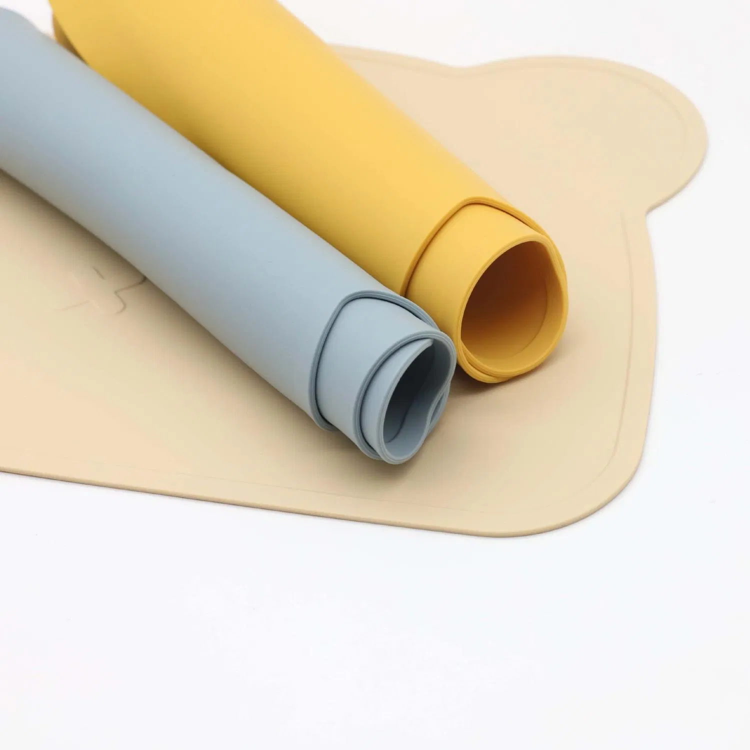 Силиконовый коврик для сушки посуды в форме медведя