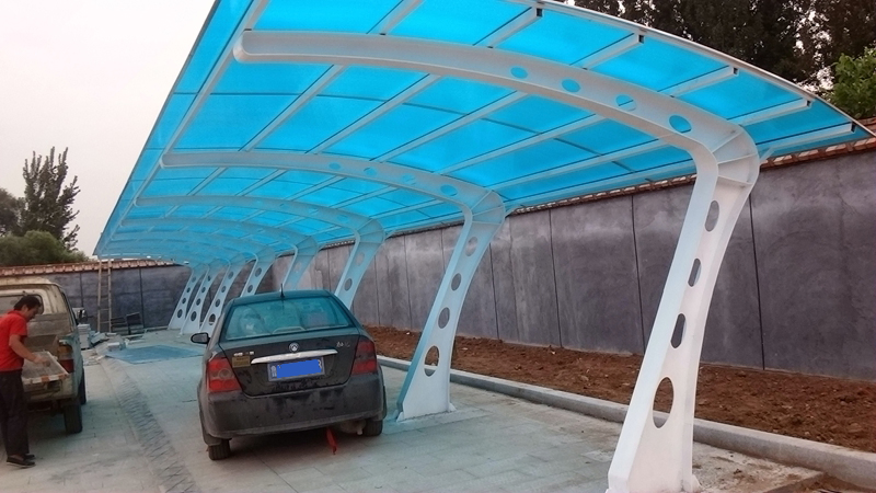 Steel Structure Building of Steel Car Parking Shed