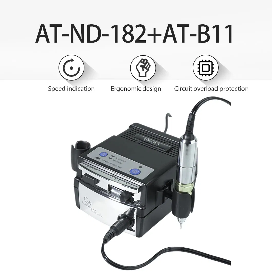 Pedicure Supplier Original Handpiece Japan Nail Micromotor E-File Professional G5 Nail Drill