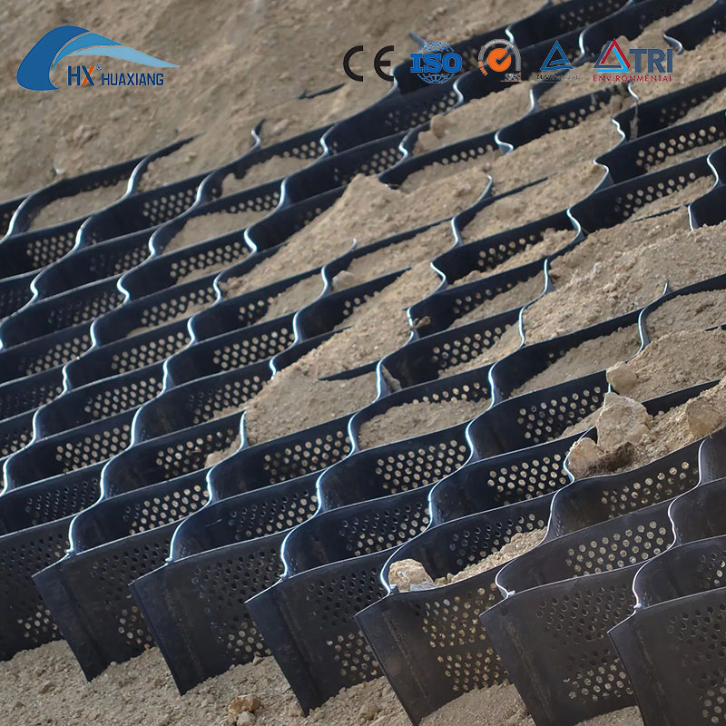 Gravel Honeycomb HDPE Geocell for Retaining Wall Slope and Road Repair