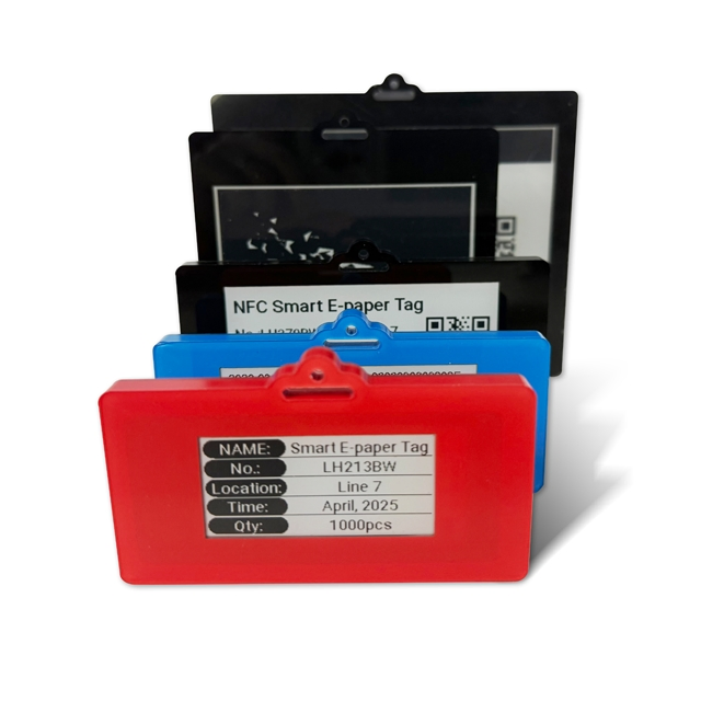 Battery-Less NFC Visual E-Ink EPD Display Tag Industrial Applications of NFC Visual E-Ink Labels Risk Control Critical Timing