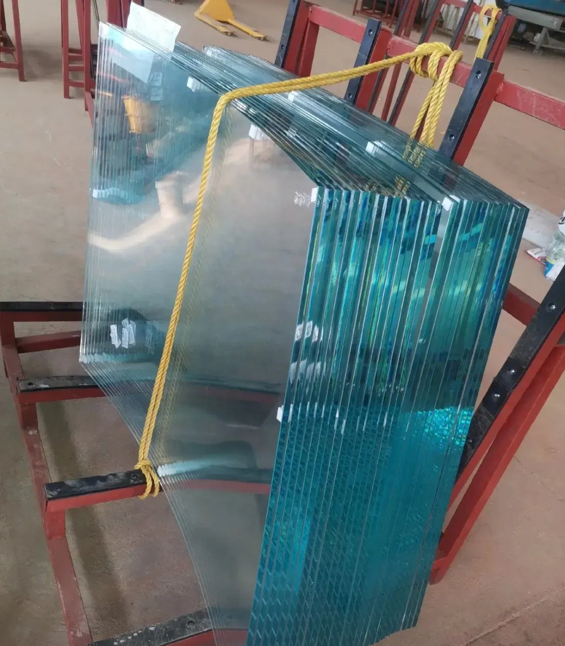 Elegant Curved Tempered Glass Designs for Chic Environments