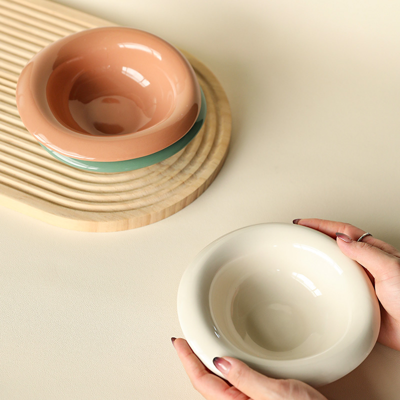 Ceramic Ice Cream Bowl Household Yogurt Pudding Dessert Bowl