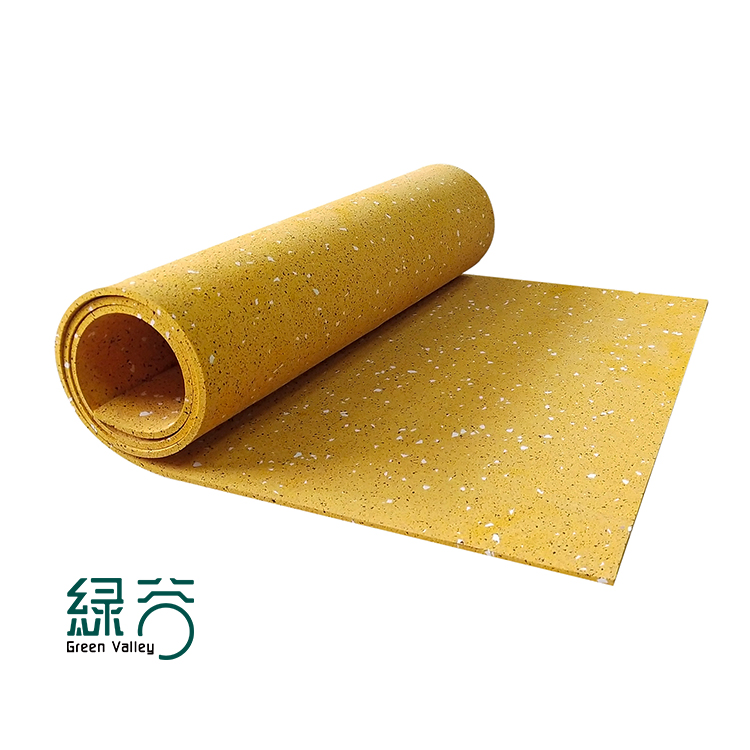 Fitness Center Not Easy Deformation 8mm Thickness EPDM Rubber Gym Flooring Rolls