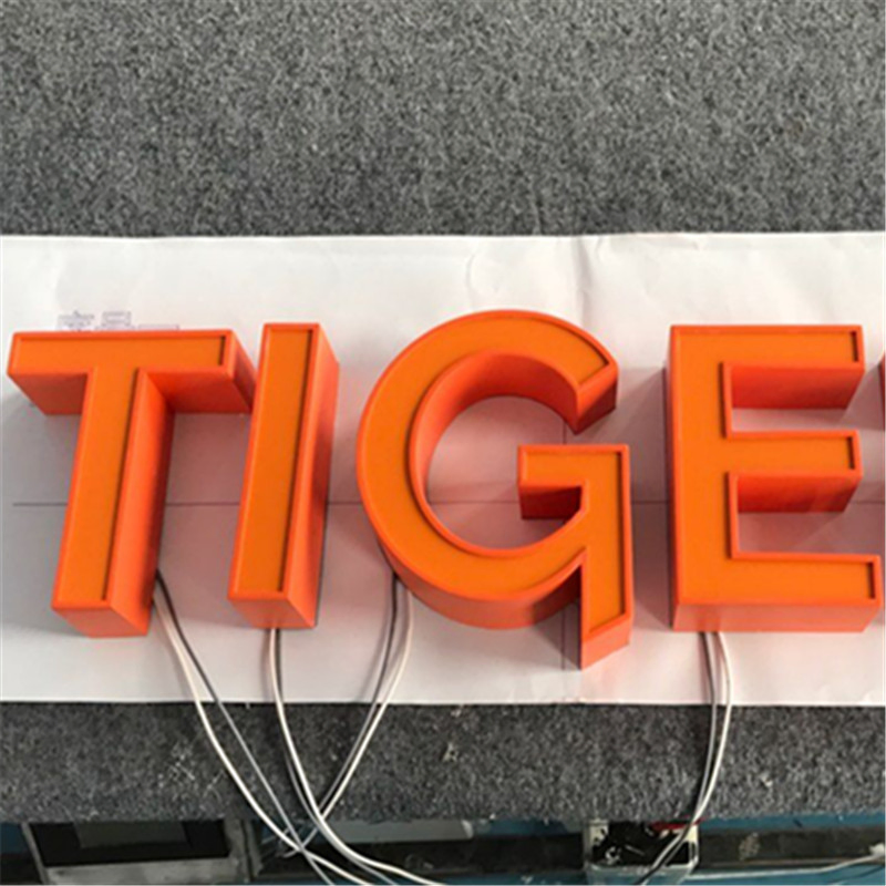 Customized LED Face Lit Channel Letter-with Trim Company Signage