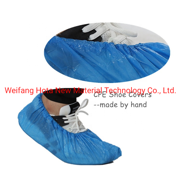 Disposable Cover Anti Slip Polypropylene PE Boot Non-Woven Shoe Cover