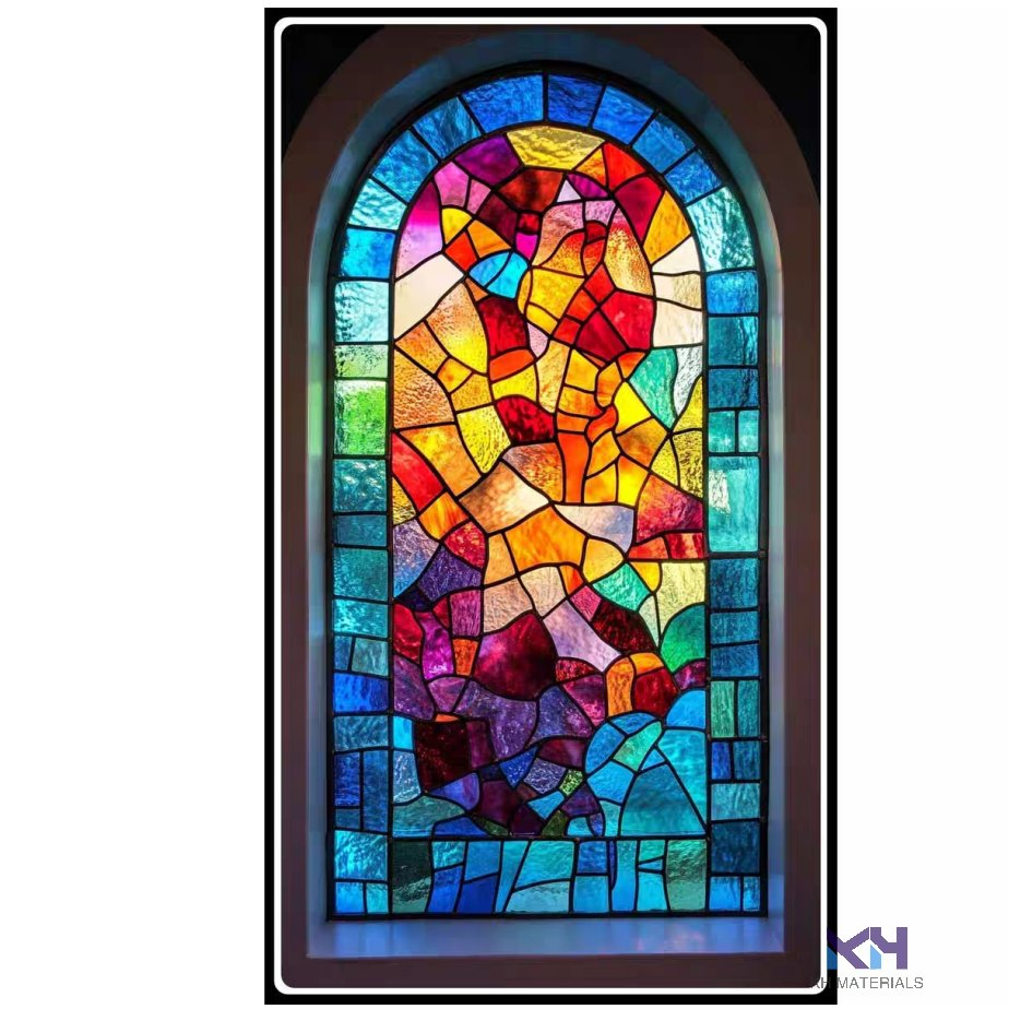 Unique Tiffany Glass Designs for Church Windows and Wall Art