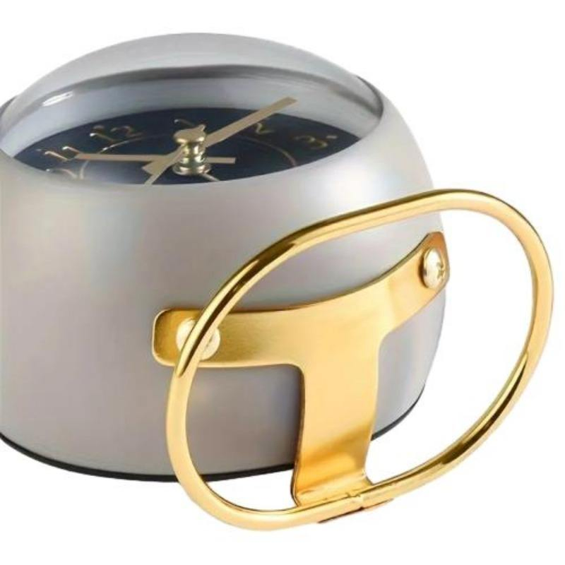 Wholesale 1PC Metal Silent Portable Simple Fashion Furnishings Creative Desk Table Clocks Home Decor