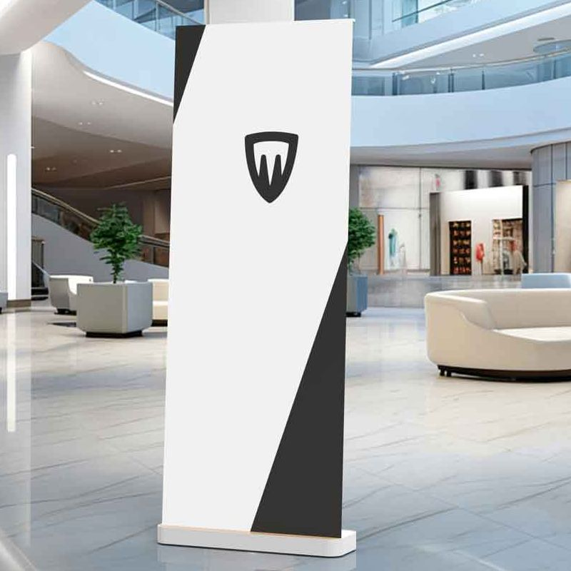 Premium Portable Roll up Banner Stand for Brand Graphics Advertising Displays
