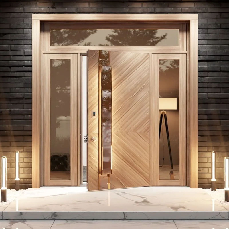 Алюминиевая взломостойкая входная дверь для виллы