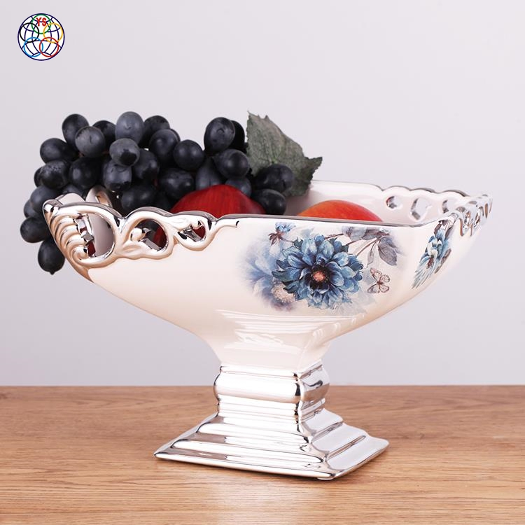 Custom Flower Pattern Wedding Home Decor Fruit Trays