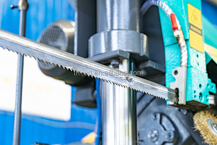 Ленточная пила по металлу полуавтоматическая горизонтальная