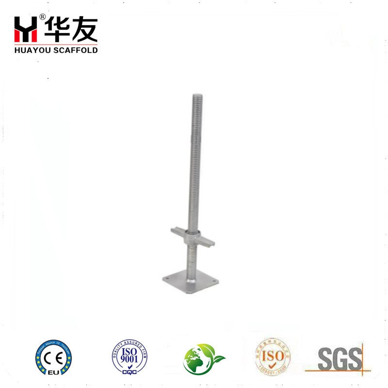 Galvanized Scaffolding Adjustable Base Jack Scaffold Universal Screw Jack Base for Sale