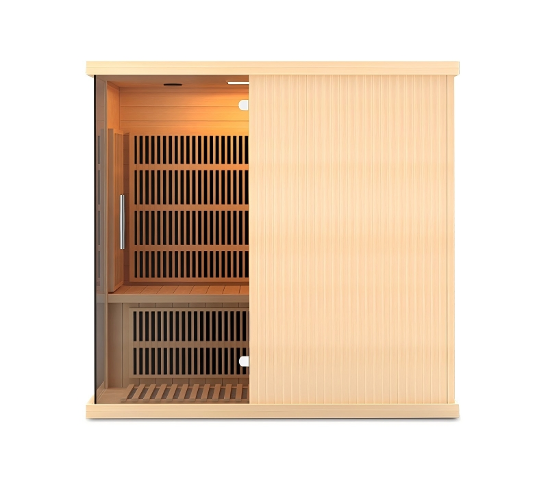 Инфракрасная сауна на 4 персоны из массива дерева