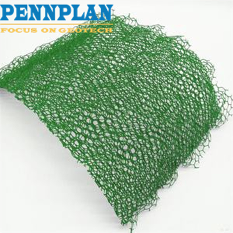 Green Grass Plastic Mat Geomat for Soil Erosion Control